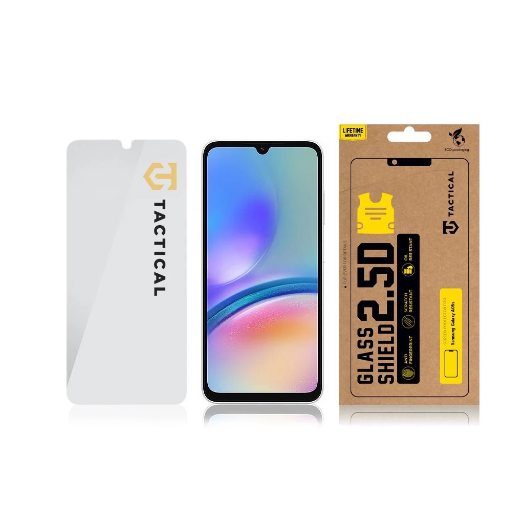 Tactical Glass Shield 2.5D Samsung Galaxy A05/A05s készülékhez átlátszó