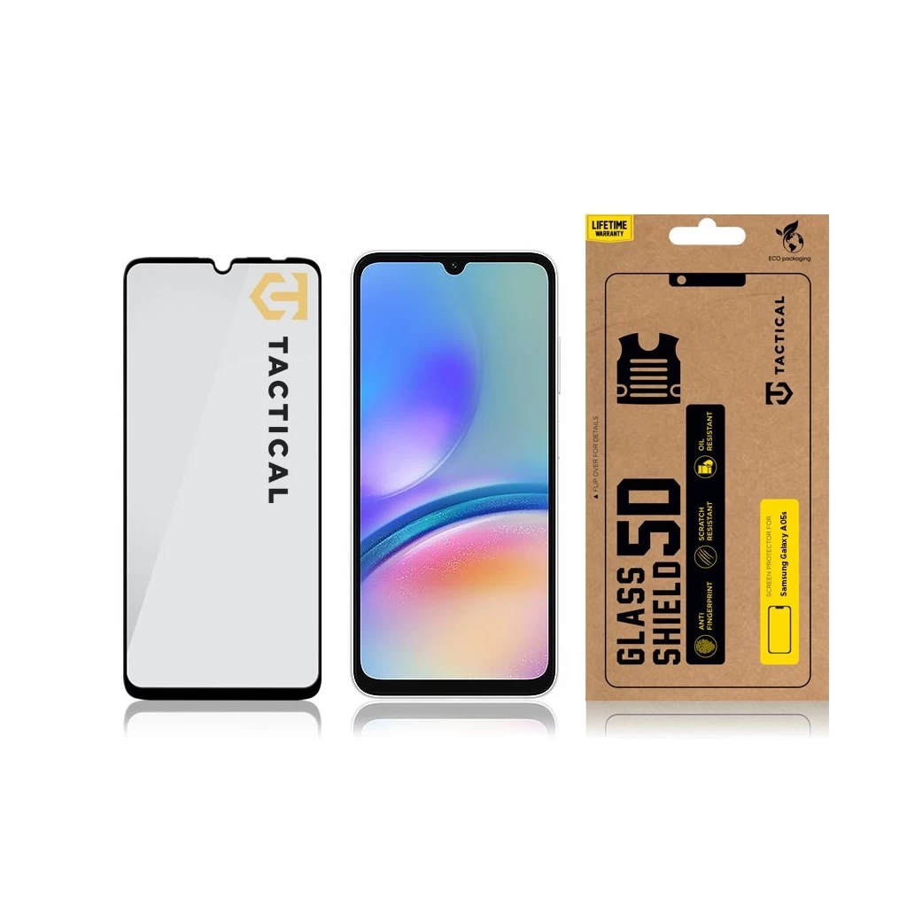 Tactical Glass Shield 5D Samsung Galaxy A05/A05s készülékhez fekete