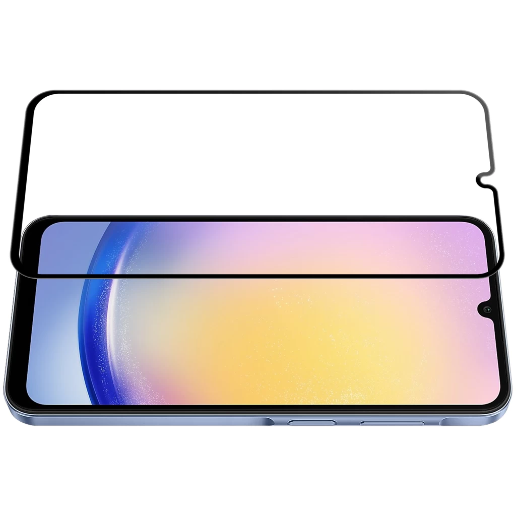 Nillkin edzett üveg 2.5D CP+ PRO kijelzővédő Samsung Galaxy A25 5G készülékhez fekete