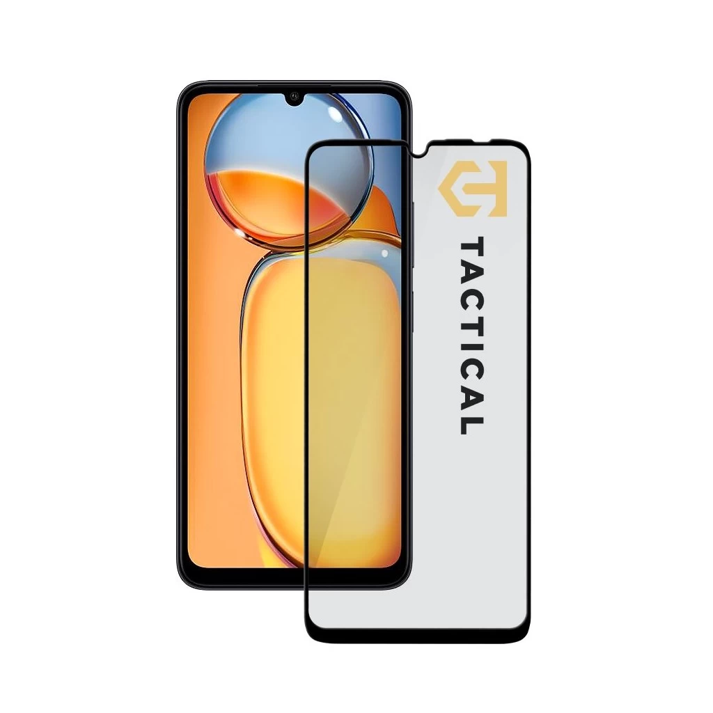 Tactical Glass Shield 5D Xiaomi Redmi 13C 4G/5G/Poco C65 készülékhez fekete