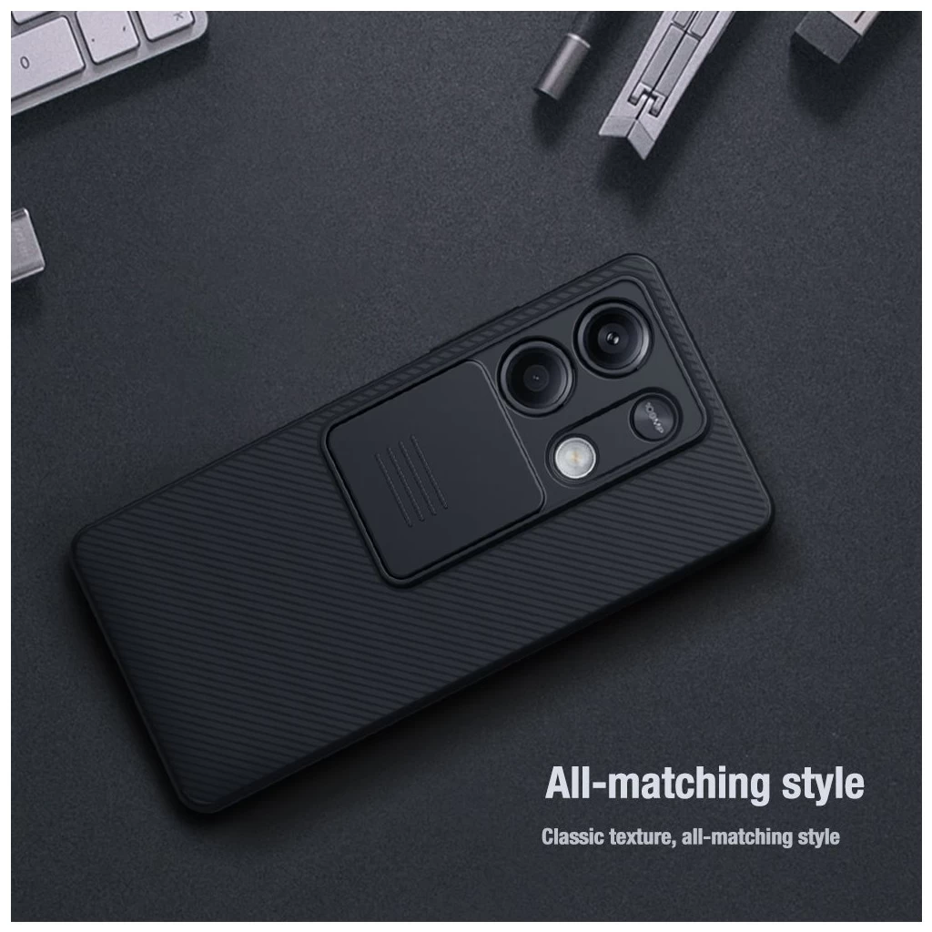 Nillkin CamShield kemény tok Xiaomi Redmi Note 13 5G készülékhez fekete