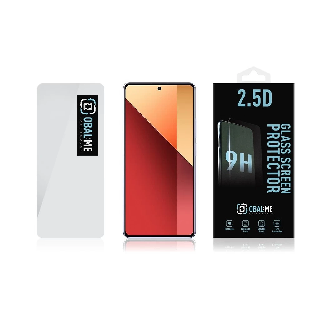OBAL:ME 2.5D üveg kijelzővédő Xiaomi Redmi Note 13 Pro 4G/5G készülékhez átlátszó