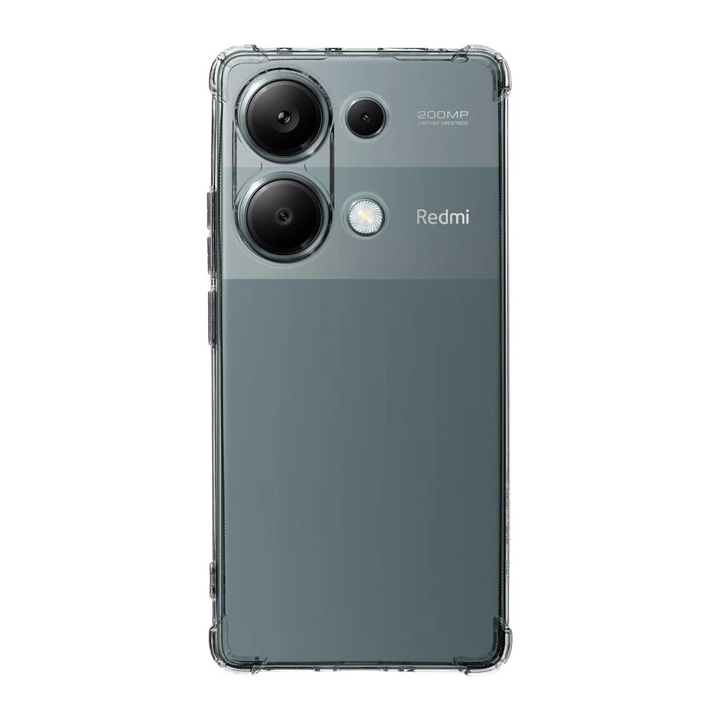 Tactical TPU Plyo tok Xiaomi Redmi Note 13 Pro 4G készülékhez átlátszó