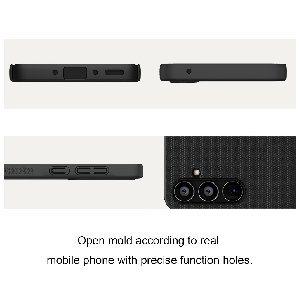 Nillkin Super Frosted hátsó tok Samsung Galaxy A35 5G készülékhez fekete