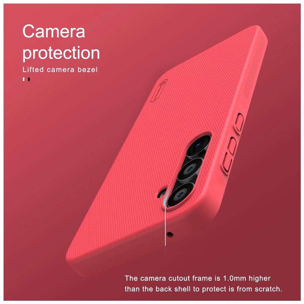 Nillkin Super Frosted hátsó tok Samsung Galaxy A35 5G készülékhez fekete