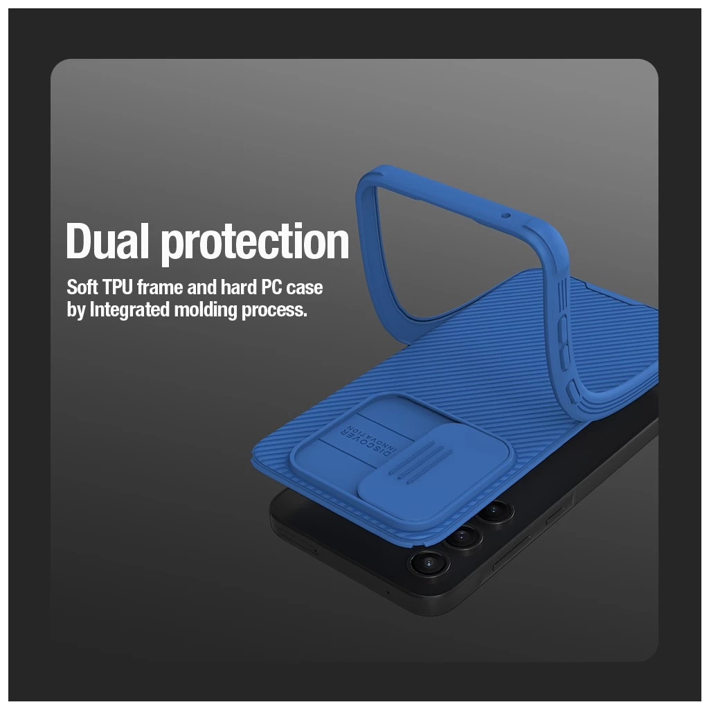 Nillkin CamShield PRO kemény tok Samsung Galaxy A35 5G készülékhez fekete