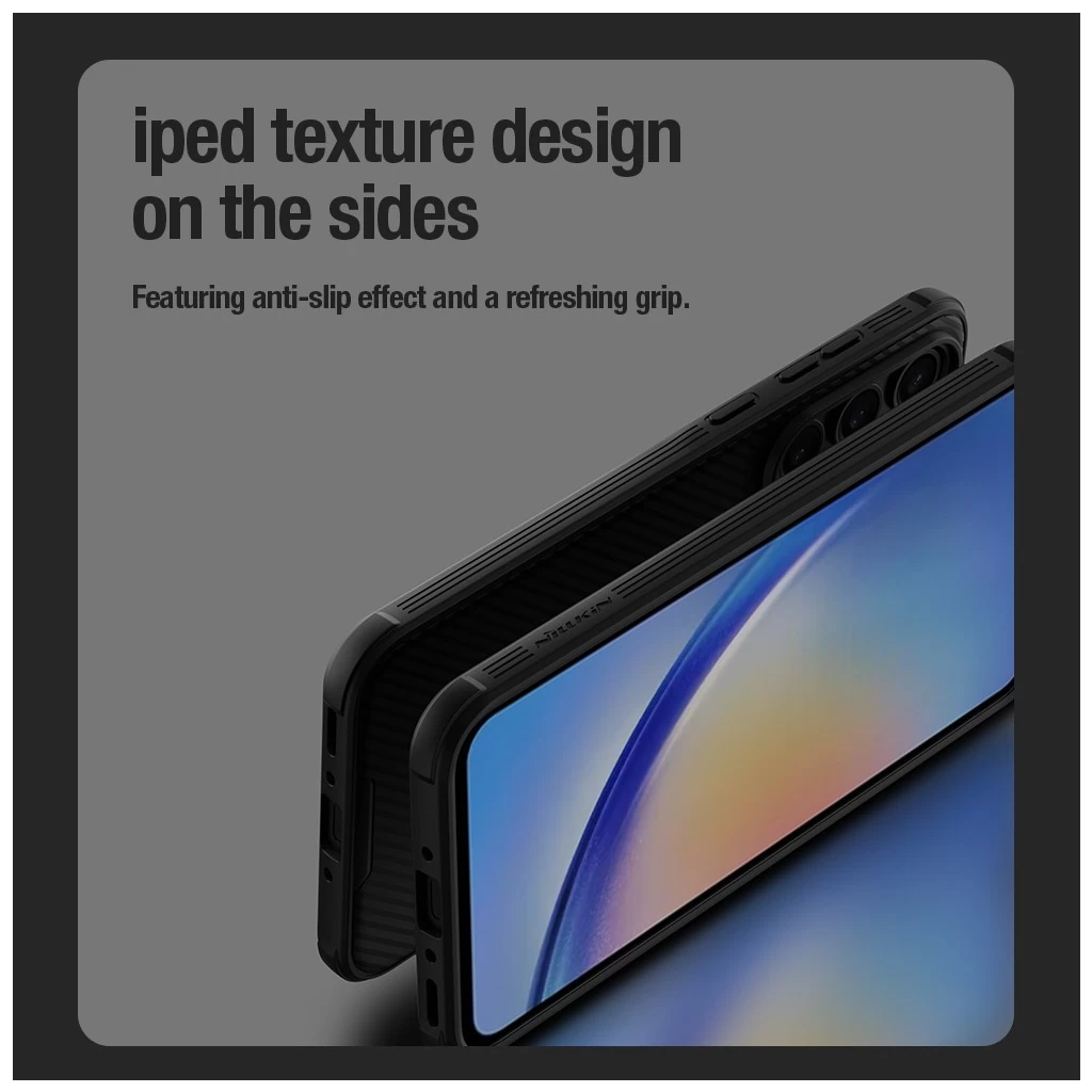 Nillkin CamShield PRO kemény tok Samsung Galaxy A35 5G készülékhez fekete