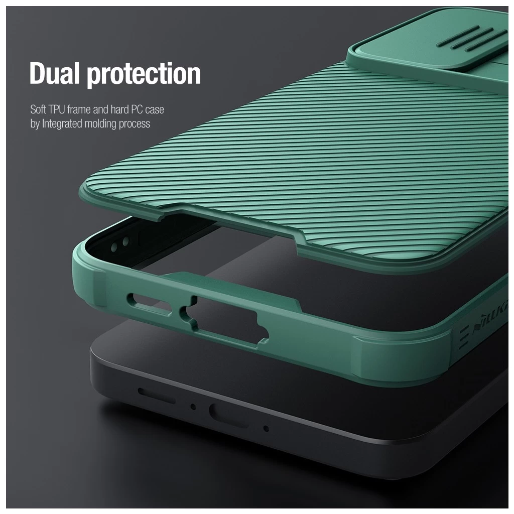 Nillkin CamShield PRO kemény tok Samsung Galaxy A55 5G készülékhez fekete