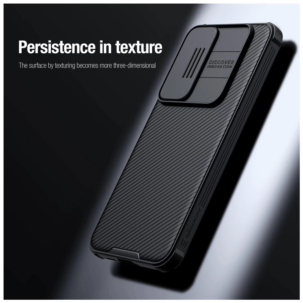 Nillkin CamShield PRO kemény tok Samsung Galaxy A55 5G készülékhez fekete