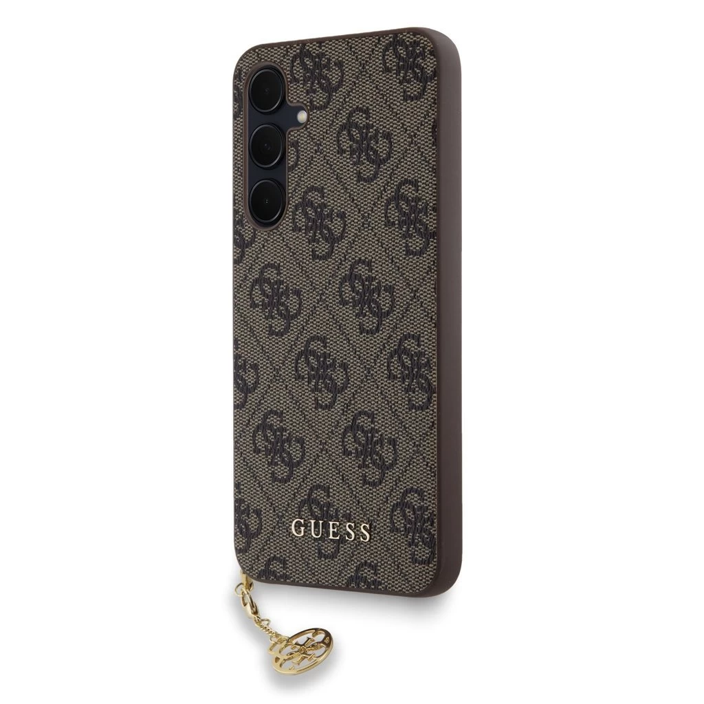 Guess 4G Charm tok Samsung Galaxy A35 5G készülékhez barna