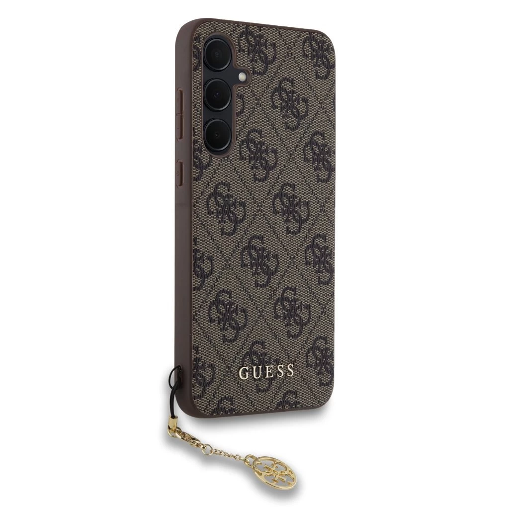 Guess 4G Charm tok Samsung Galaxy A35 5G készülékhez barna