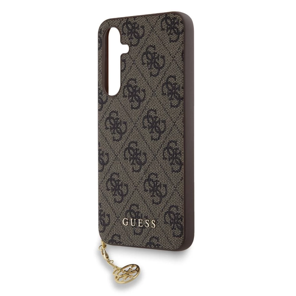 Guess 4G Charm tok Samsung Galaxy A35 5G készülékhez barna
