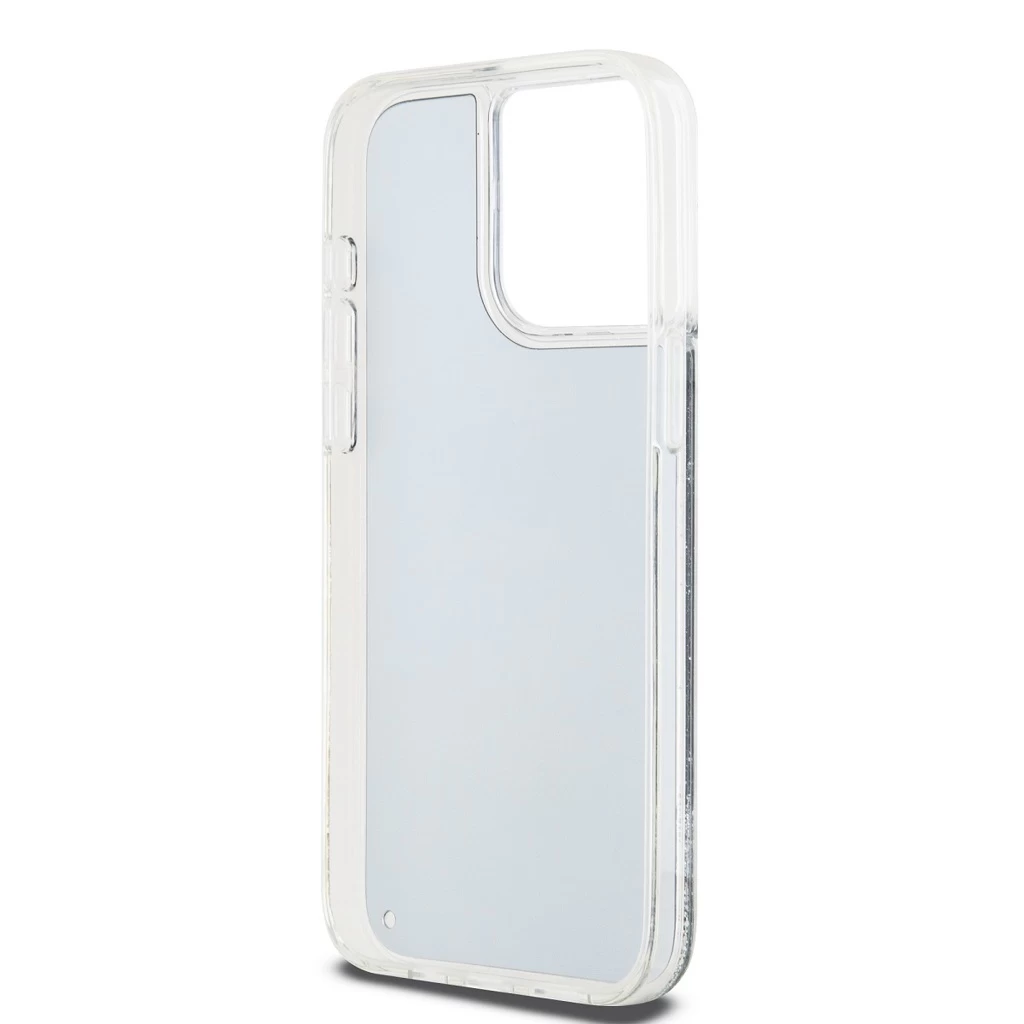 DKNY Liquid Glitter Arch Logo tok iPhone 13 Pro Max készülékhez fekete