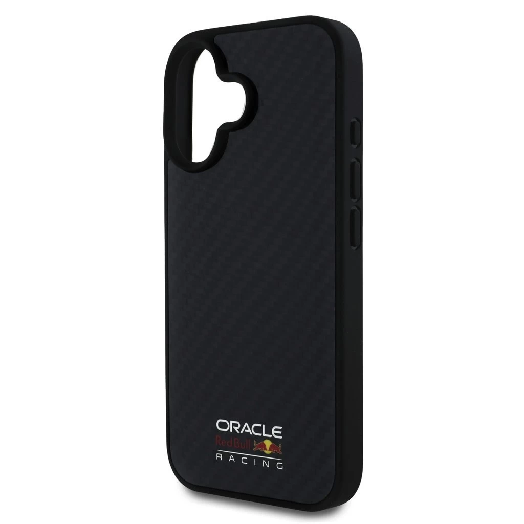 Red Bull Carbon Shiny Logo MagSafe tok iPhone 16 készülékhez fekete