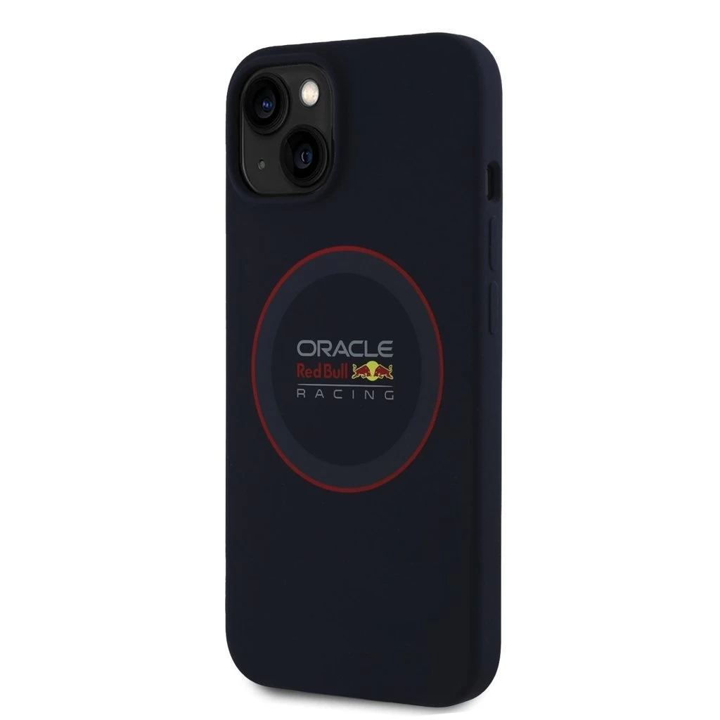 Red Bull szilikon Red Ring MagSafe tok iPhone 13 készülékhez tengerészkék