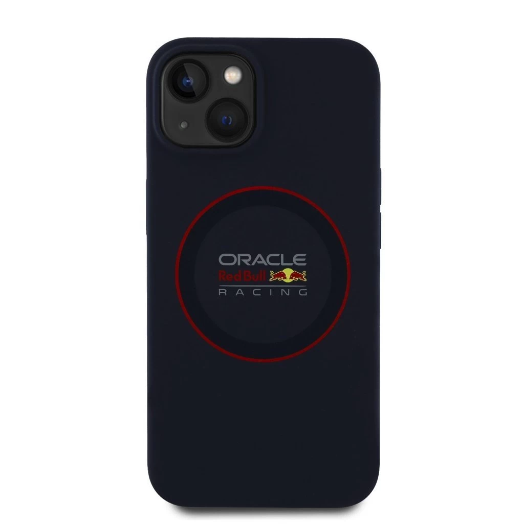 Red Bull szilikon Red Ring MagSafe tok iPhone 13 készülékhez tengerészkék