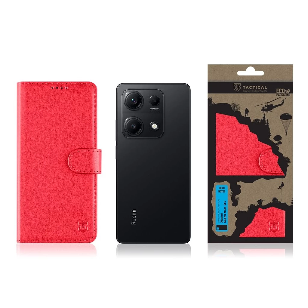 Tactical Field Notes Xiaomi Redmi Note 14S készülékhez vörös