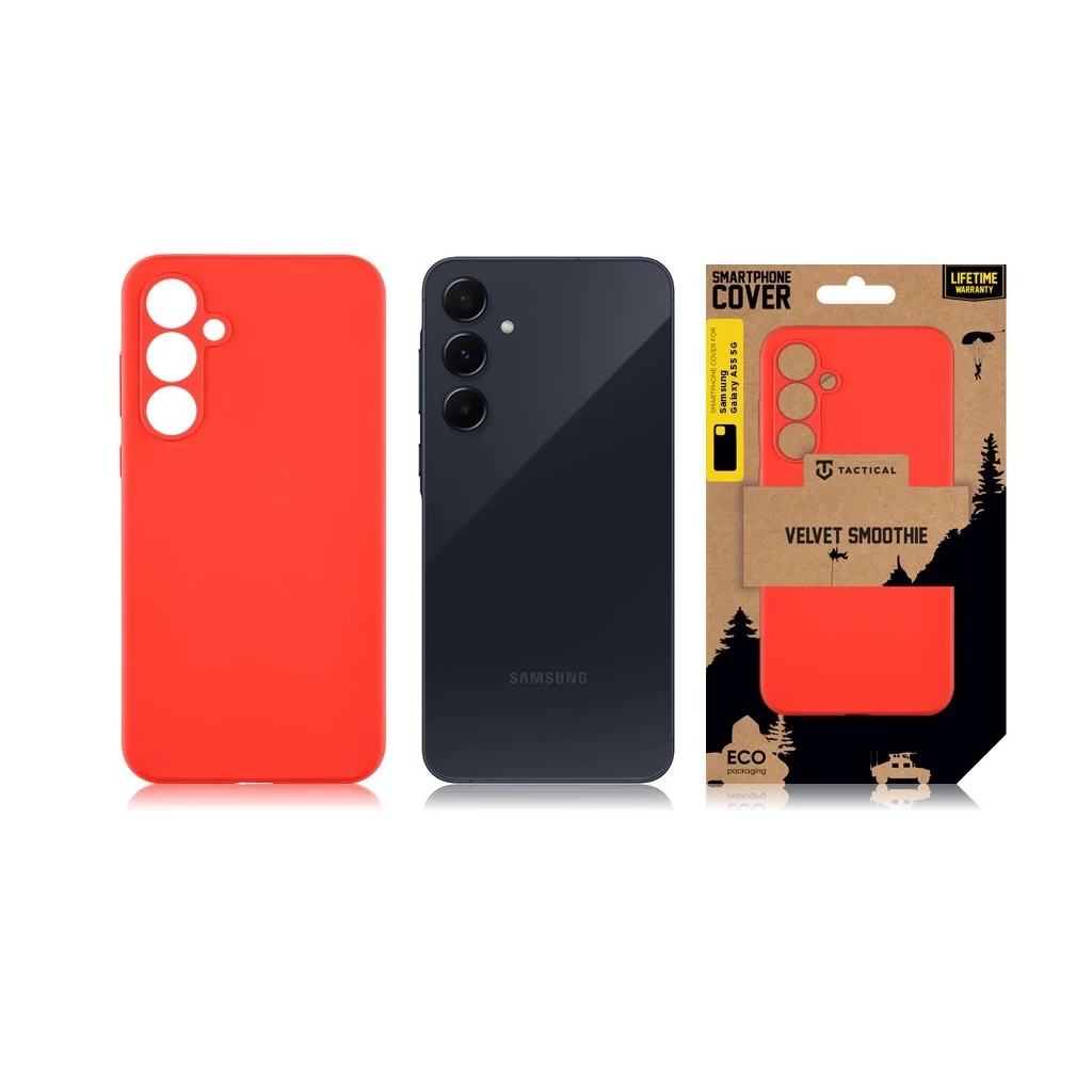 Tactical Velvet Smoothie tok a Samsung Galaxy A55 5G készülékhez chili piros