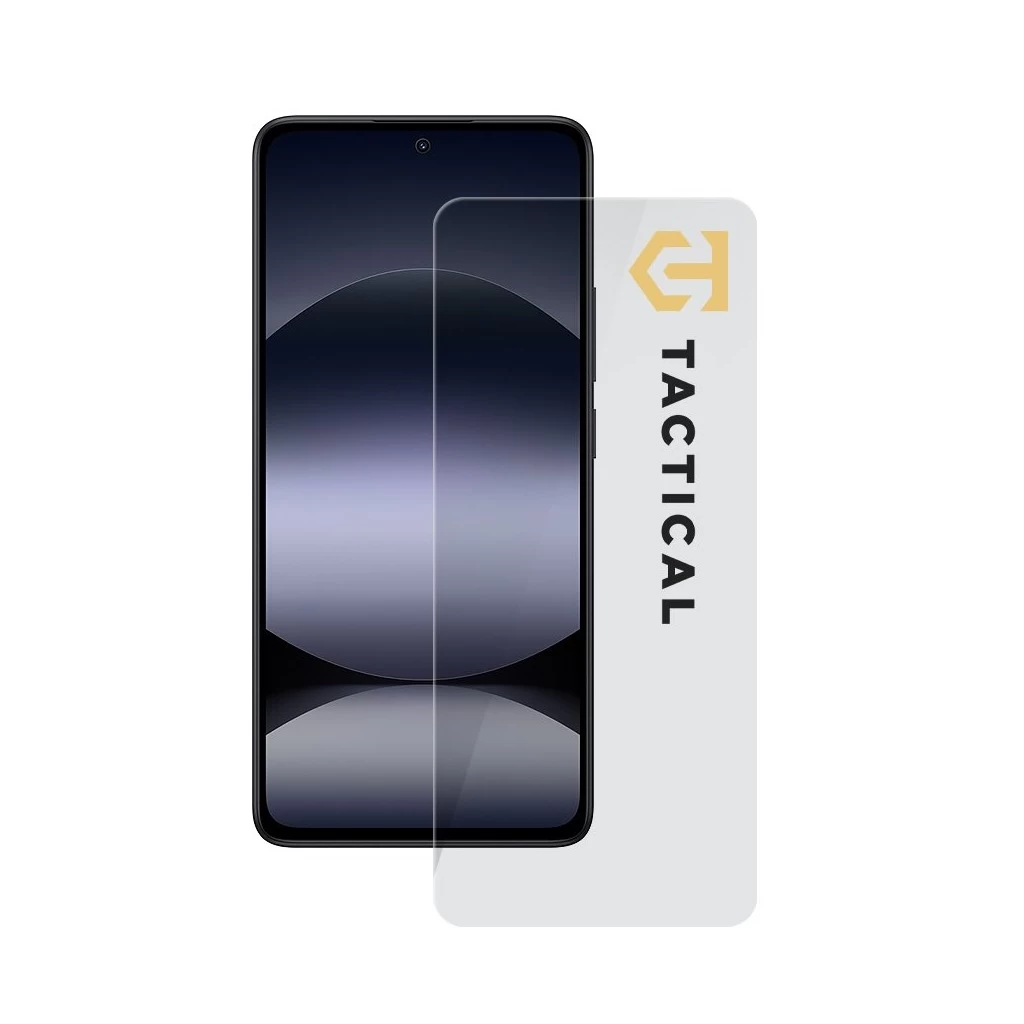 Tactical Glass Shield 2.5D kijelzővédő, Xiaomi Redmi Note 14 4G/5G és Poco X7 Pro 5G készülékhez, átlátszó