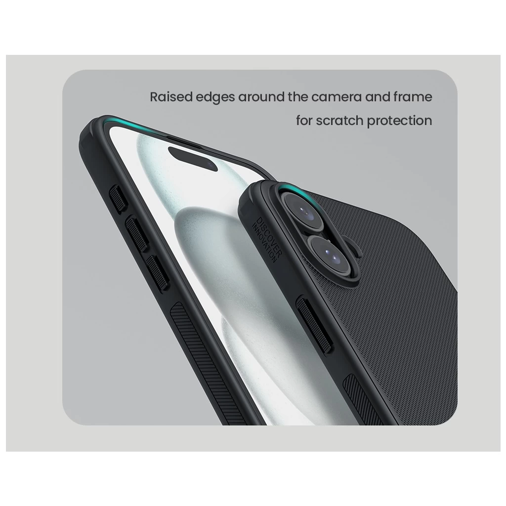 Nillkin Super Frosted PRO Magnetic tok Apple iPhone 16 készülékhez fekete