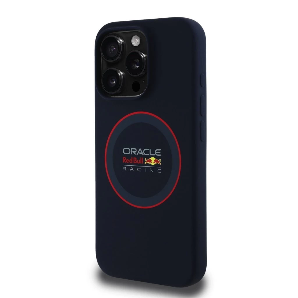 Red Bull Silicone Red Ring MagSafe tok iPhone 16 Pro Max készülékhez tengerészkék