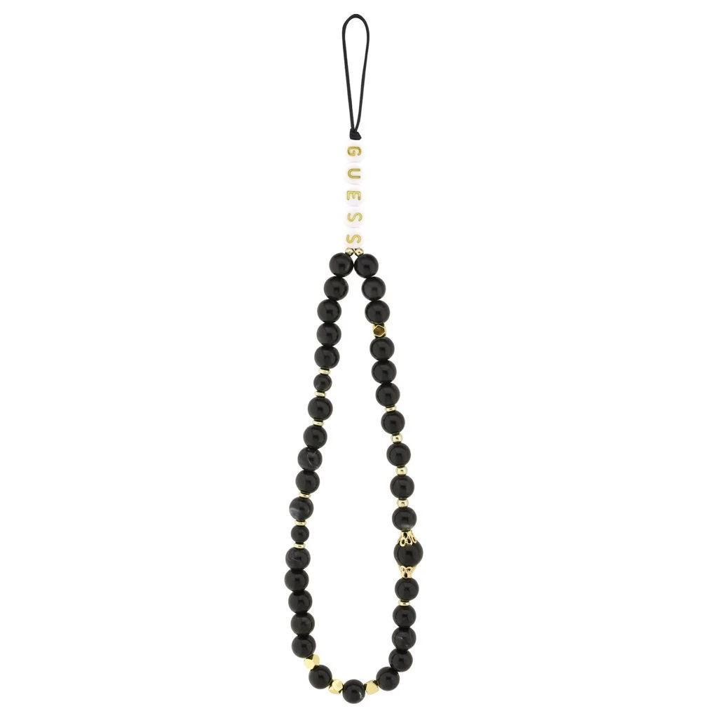 Guess PU Leather 4G Colored Ring Strap MagSafe tok iPhone 16 Pro készülékhez fekete