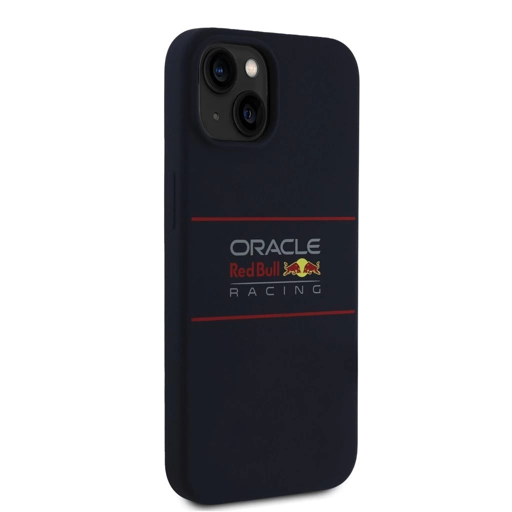 Red Bull Szilikon Horizontal Logo MagSafe iPhone 13 készülékhez tok tengerészkék
