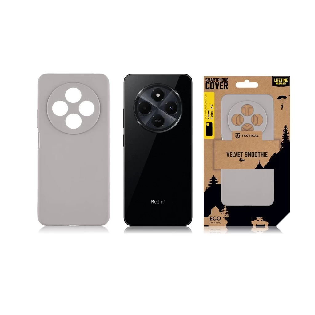 Tactical Velvet Smoothie tok Xiaomi Redmi 14C 4G/A4 5G/Poco C75 készülékhez, ködös