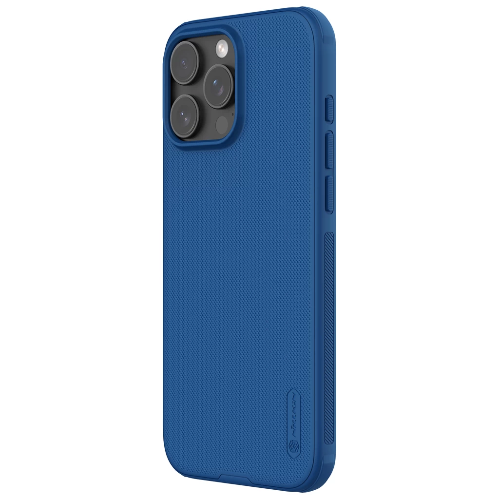 Nillkin Super Frosted PRO mágneses tok Apple iPhone 16 Pro Max készülékhez kék