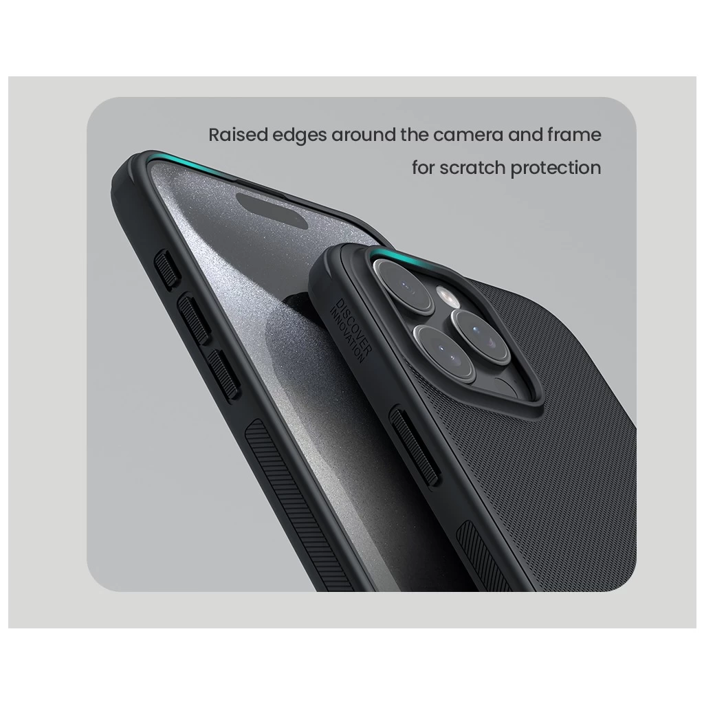 Nillkin Super Frosted PRO mágneses tok Apple iPhone 16 Pro Max készülékhez kék