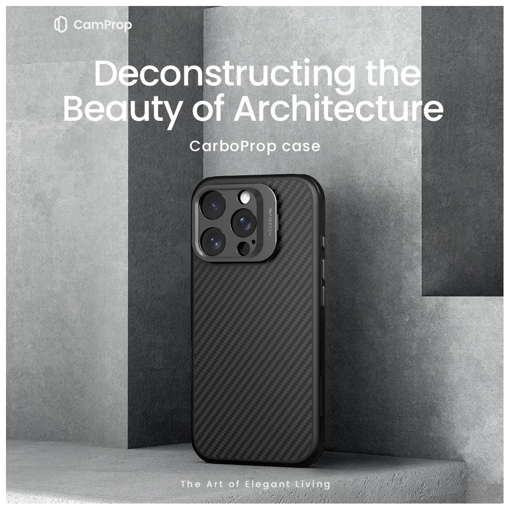 Nillkin CarboProp Aramid mágneses tok Apple iPhone 16 Pro készülékhez fekete