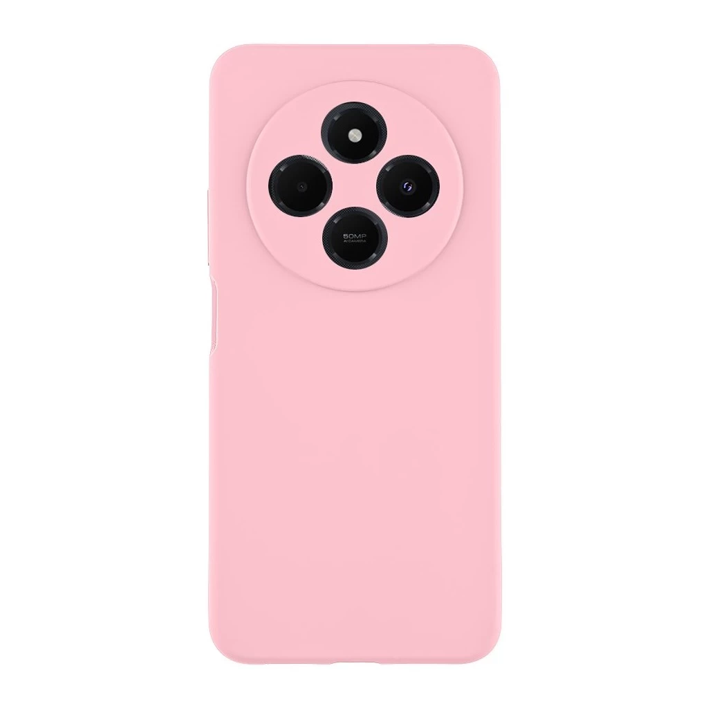 Tactical Velvet Smoothie tok Xiaomi Redmi 14C 4G/A4 5G/Poco C75 készülékhez rózsaszín