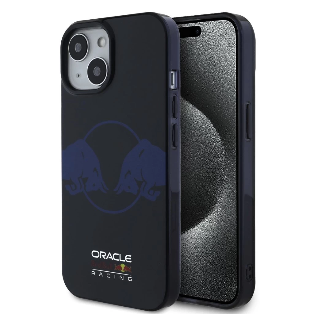 Red Bull PC/TPU Two Bulls Magsafe tok iPhone 15 készülékhez tengerészkék