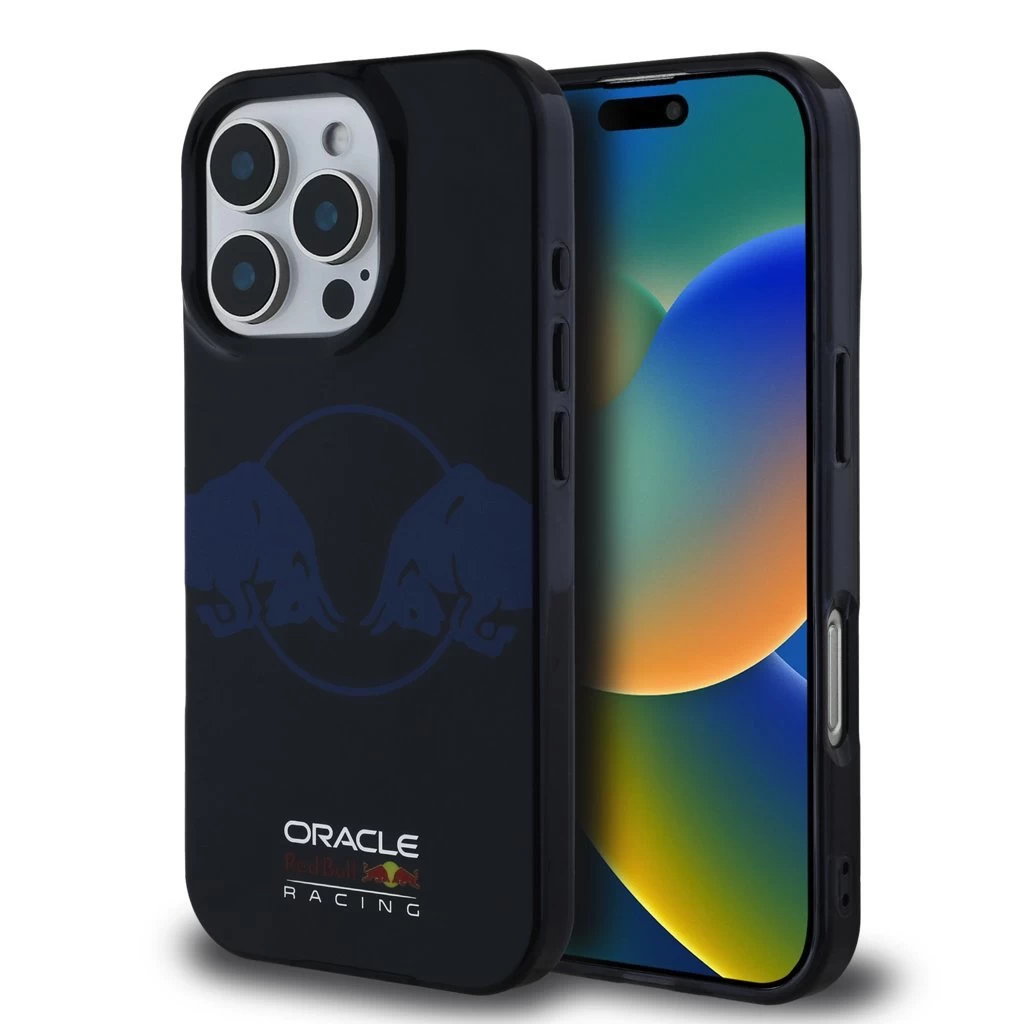 Red Bull PC/TPU Two Bulls Magsafe tok iPhone 16 Pro Max készülékhez tengerészkék