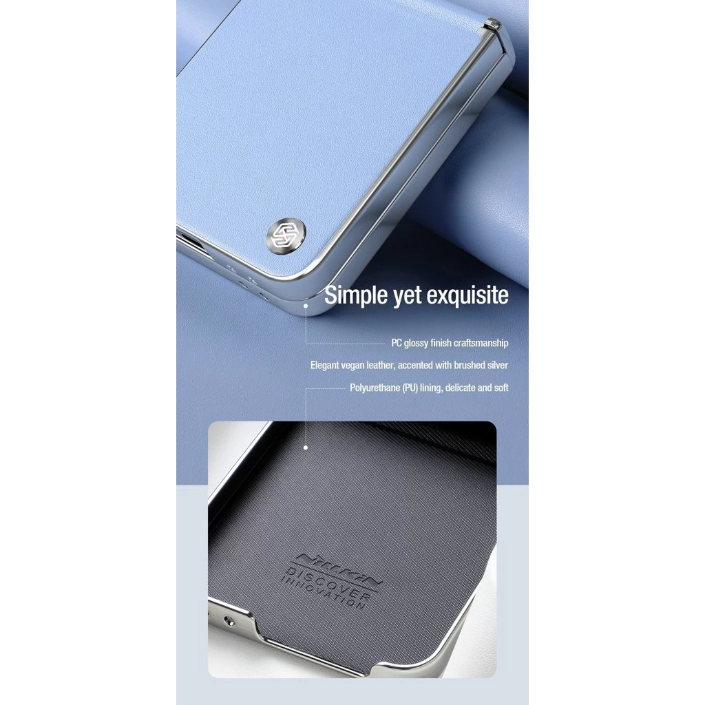 Nillkin CamShield Flip tok Samsung Galaxy Z Flip 6 készülékhez fekete