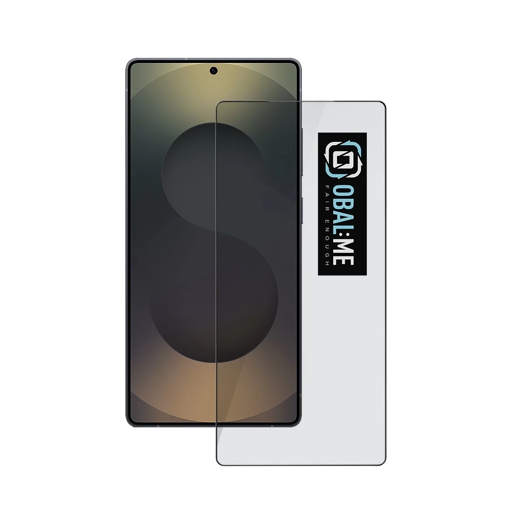 OBAL:ME 5D üveg kijelzővédő Samsung Galaxy S25 Ultra készülékhez fekete
