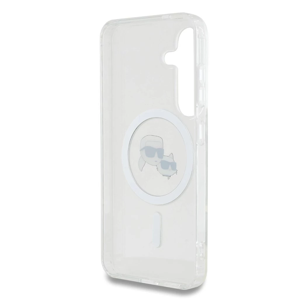 Karl Lagerfeld IML K&CH Heads MagSafe tok Samsung Galaxy S25 készülékhez átlátszó