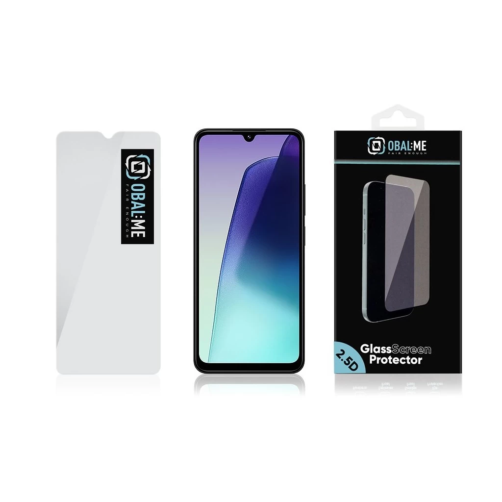 OBAL:ME 2.5D üvegkijelzővédő Xiaomi Redmi 14C 4G, Poco C75, Poco M7 5G készülékhez – átlátszó