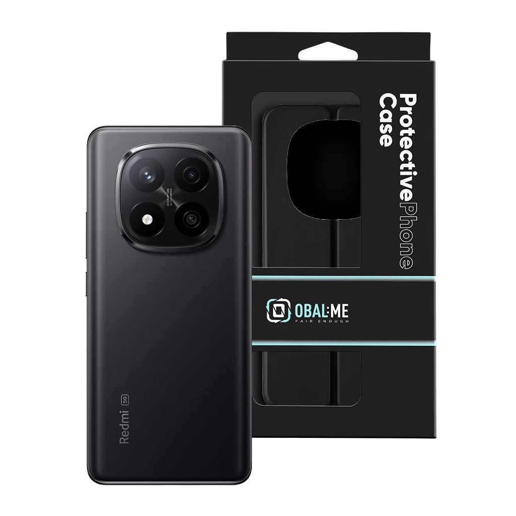 OBAL:ME SmoothTouch tok Xiaomi Redmi Note 14 Pro+ 5G készülékhez fekete