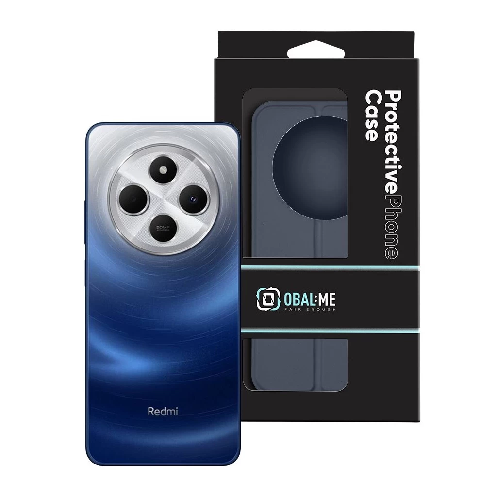 OBAL:ME SmoothTouch tok Xiaomi Redmi 14C 4G, Poco C75, Poco M7 5G készülékhez sötétkék