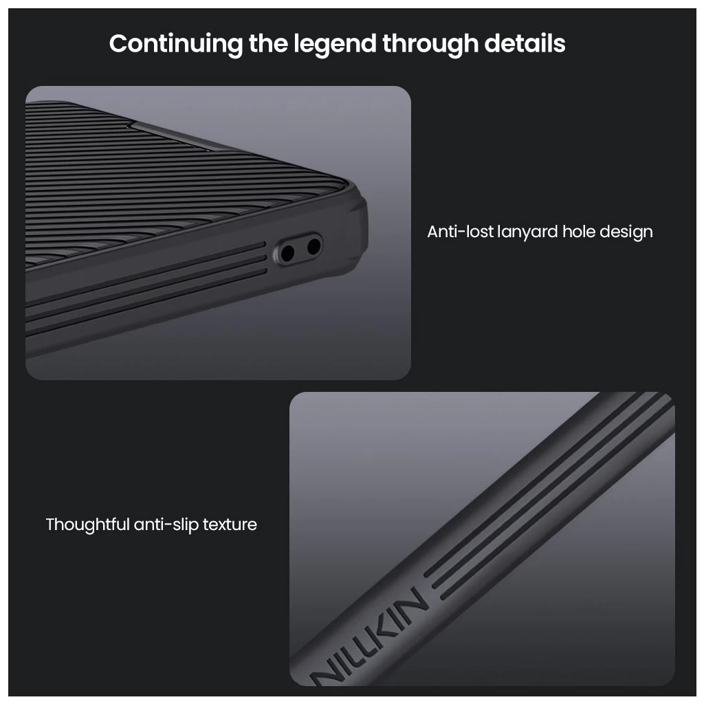 Nillkin CamShield PRO mágneses kemény tok Samsung Galaxy S25 Ultra készülékhez fekete