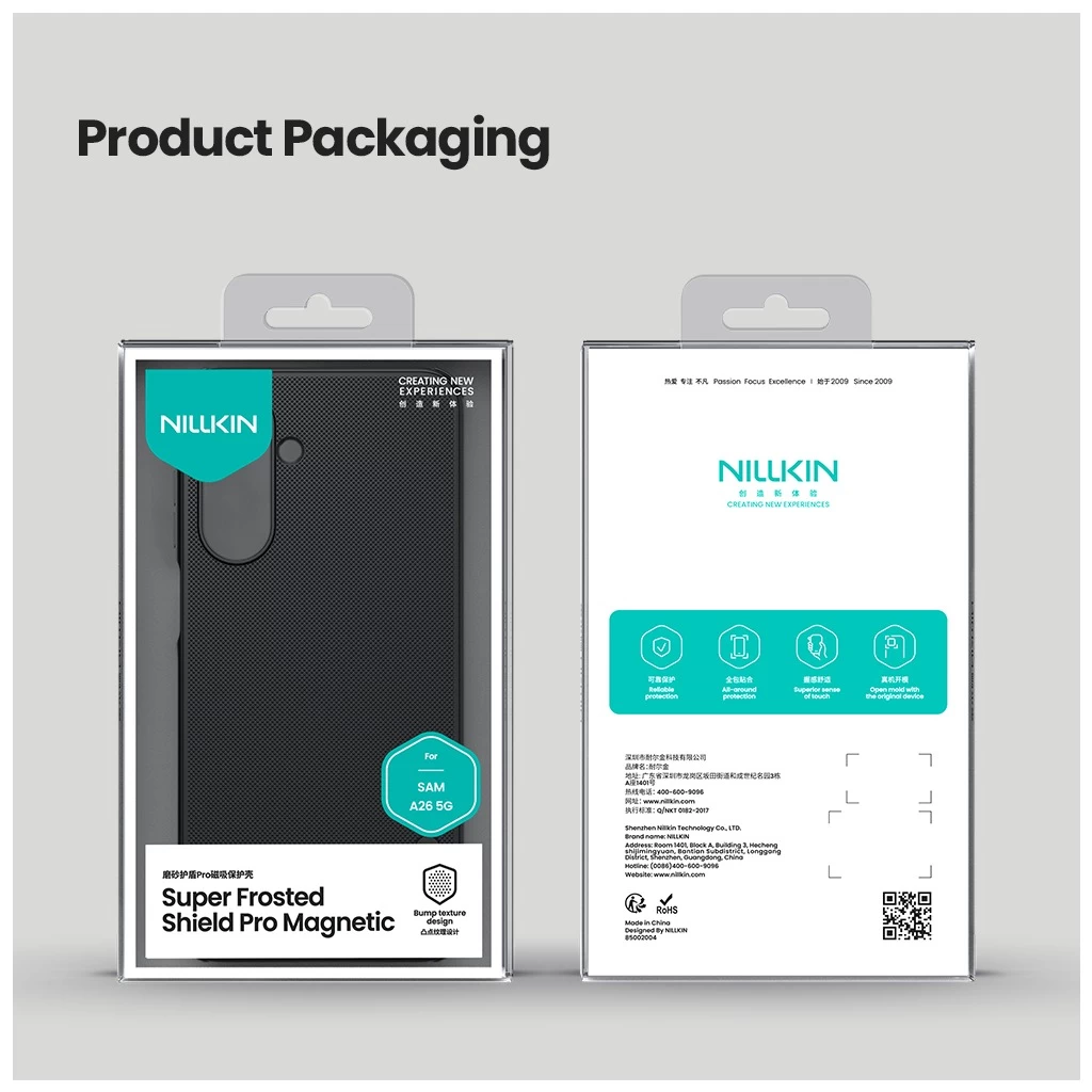 Nillkin Super Frosted PRO mágneses tok a Samsung Galaxy A26 5G készülékhez fekete