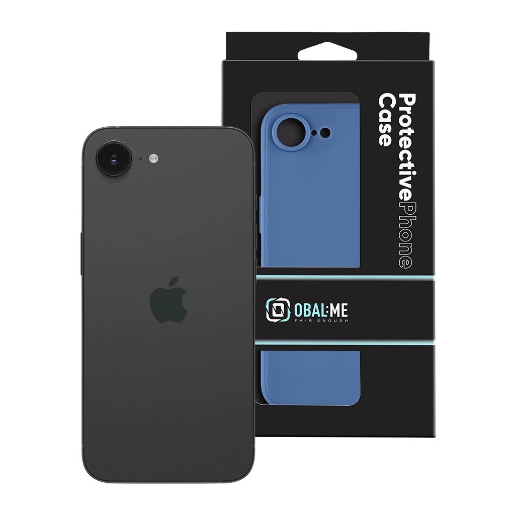 OBAL:ME Matte TPU tok Apple iPhone 16e készülékhez sötétkék