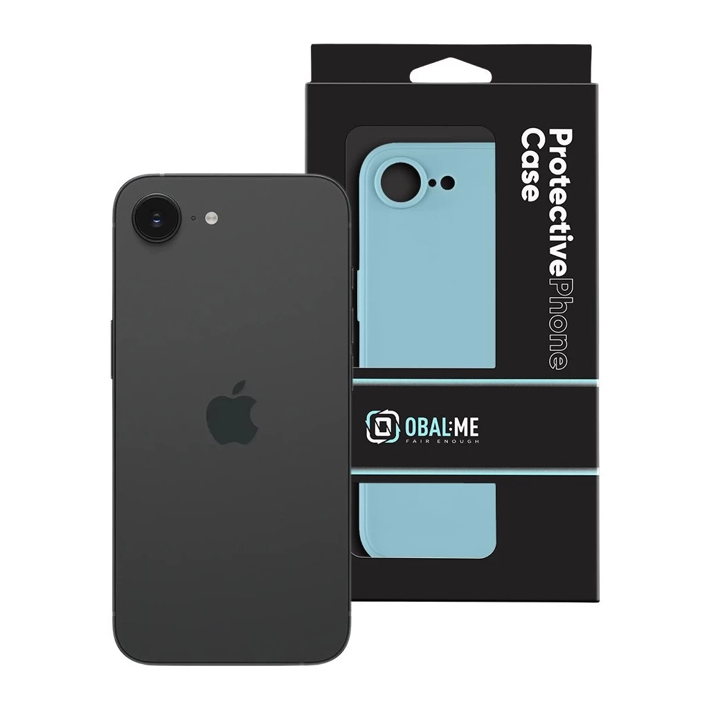 OBAL:ME Matte TPU tok Apple iPhone 16e készülékhez pasztell kék