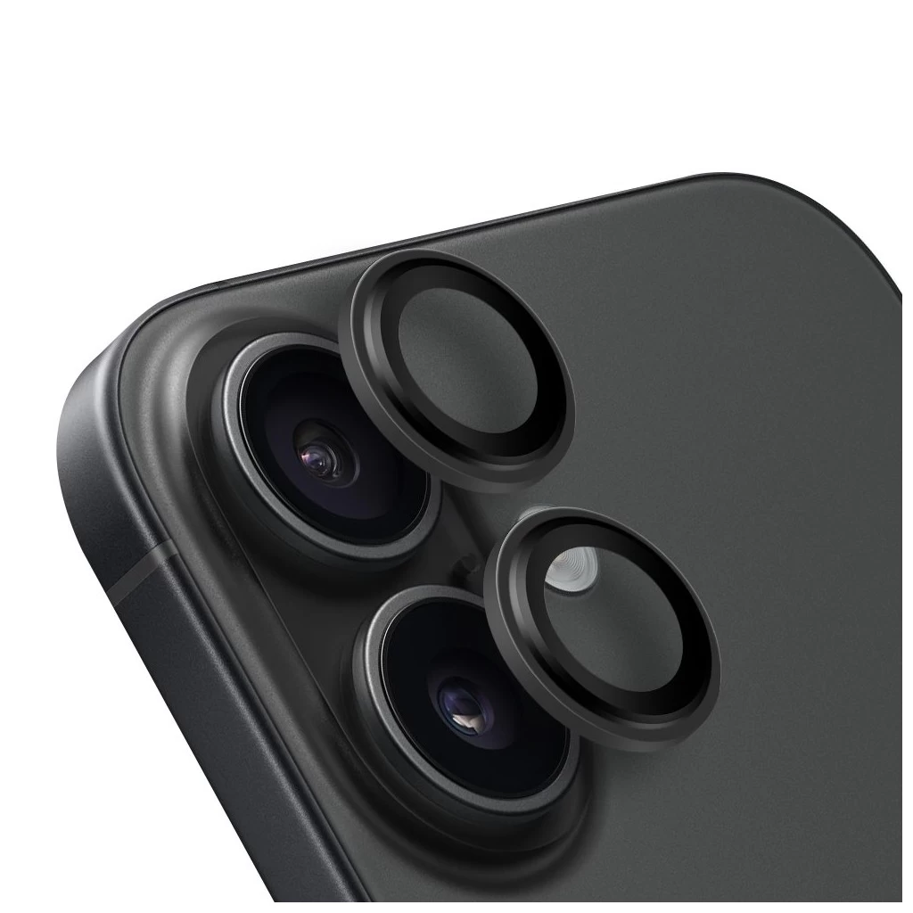OBAL:ME lencsevédő Apple iPhone 16/16 Plus készülékhez fekete