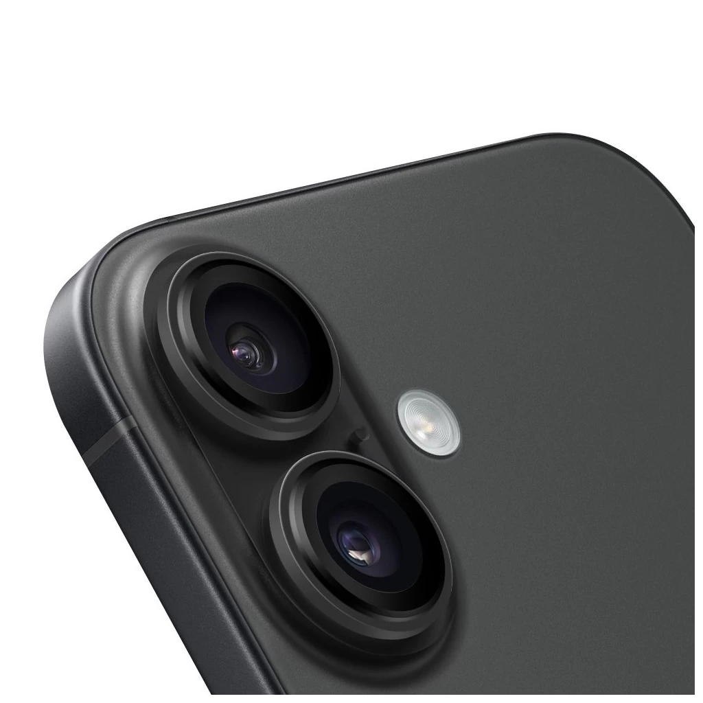 OBAL:ME lencsevédő Apple iPhone 16/16 Plus készülékhez fekete