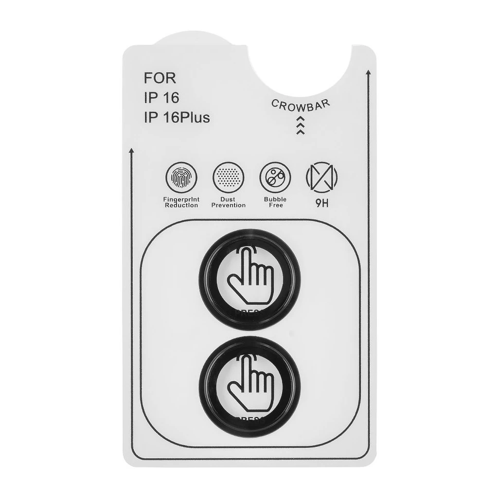 OBAL:ME lencsevédő Apple iPhone 16/16 Plus készülékhez fekete