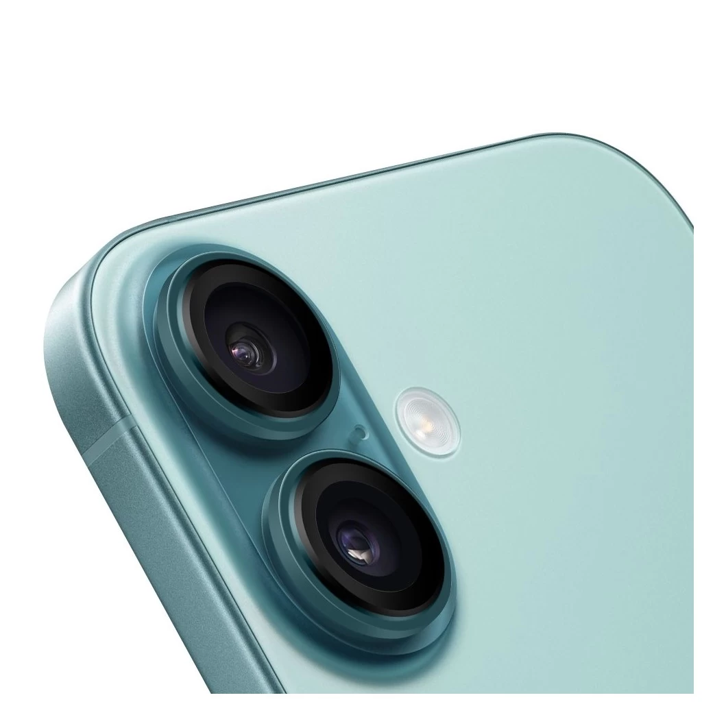 OBAL:ME lencsevédő Apple iPhone 16/16 Plus készülékhez türkiz