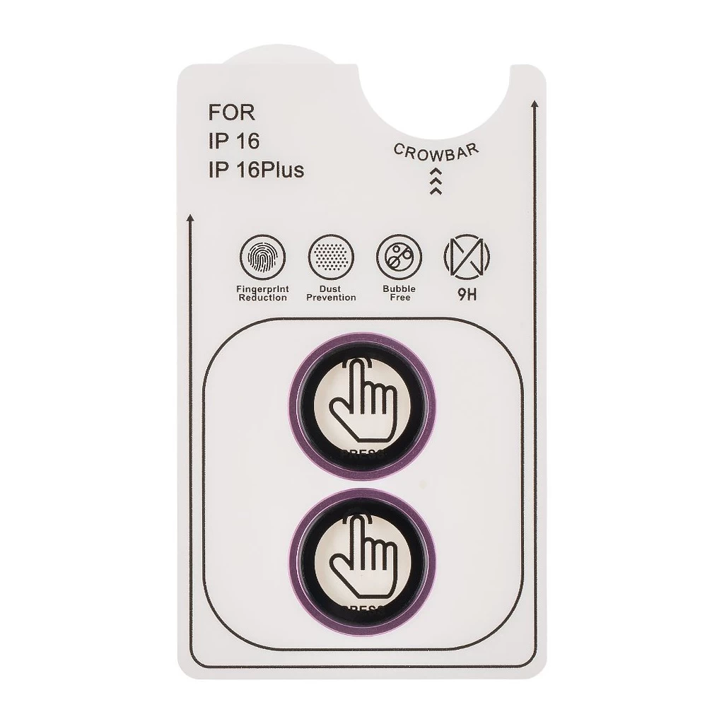 OBAL:ME lencsevédő Apple iPhone 16/16 Plus készülékhez rózsaszín