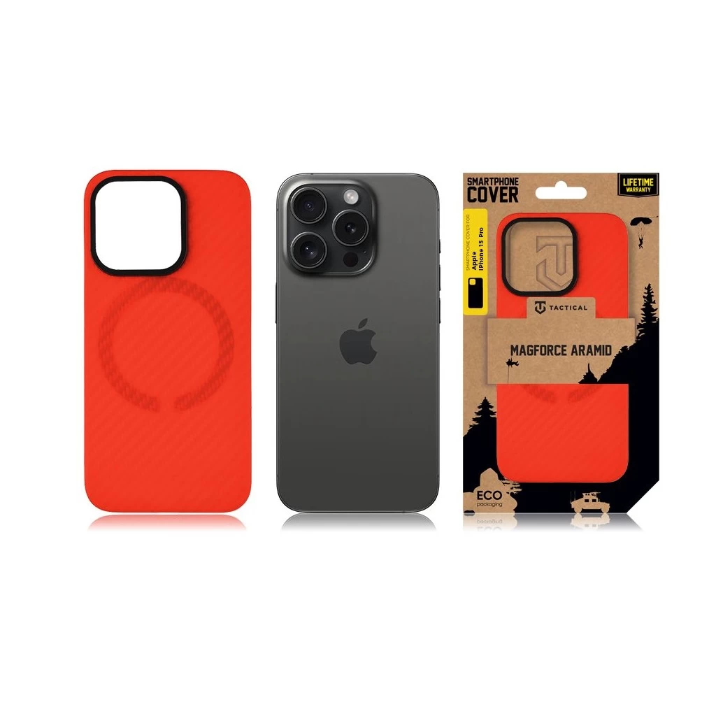 Tactical MagForce Aramid Bloody Mary Limited Edition tok Apple iPhone 15 Pro készülékhez